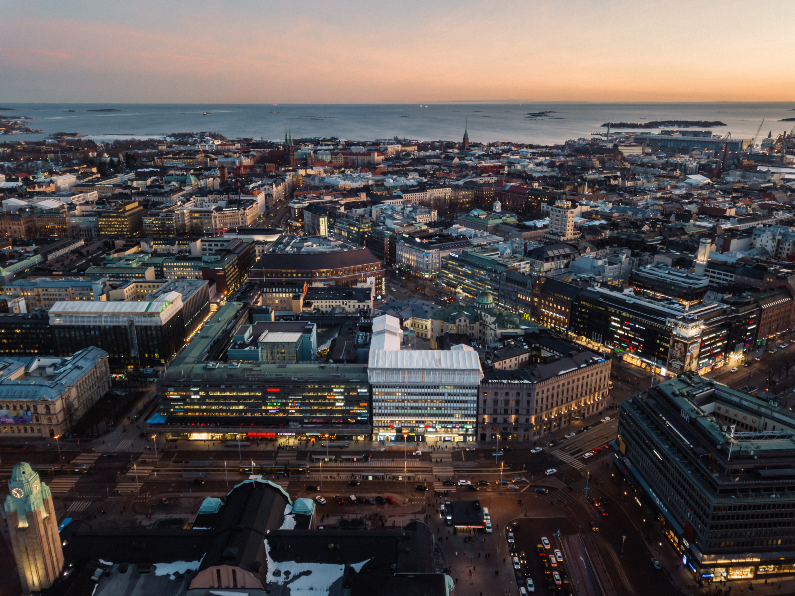 Ilmakuva Helsingistä